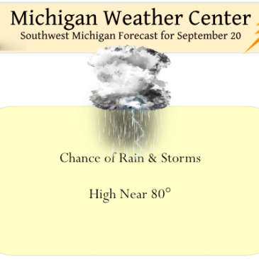 Chance of Storms Later Today