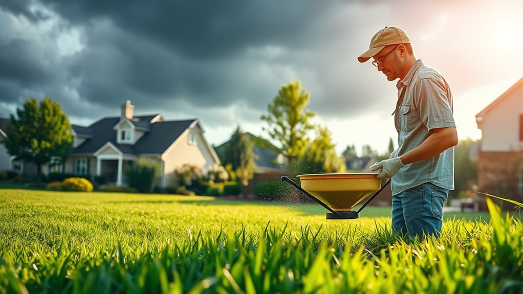 align fertilizer with rain