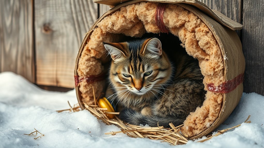 build insulated outdoor cat shelters