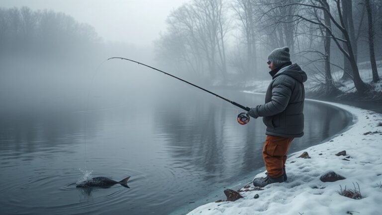 catfish biting cold weather