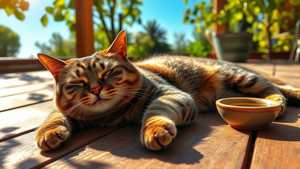 cats generally enjoy warmth