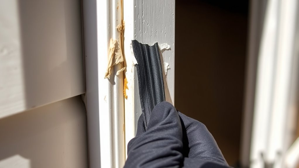 check bottom door weather stripping