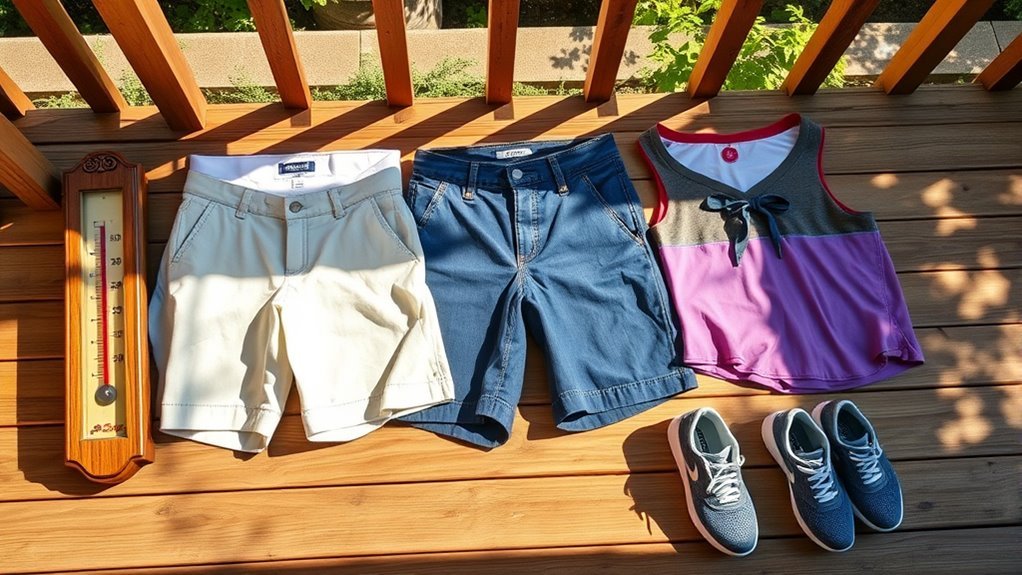 choose appropriate shorts layers