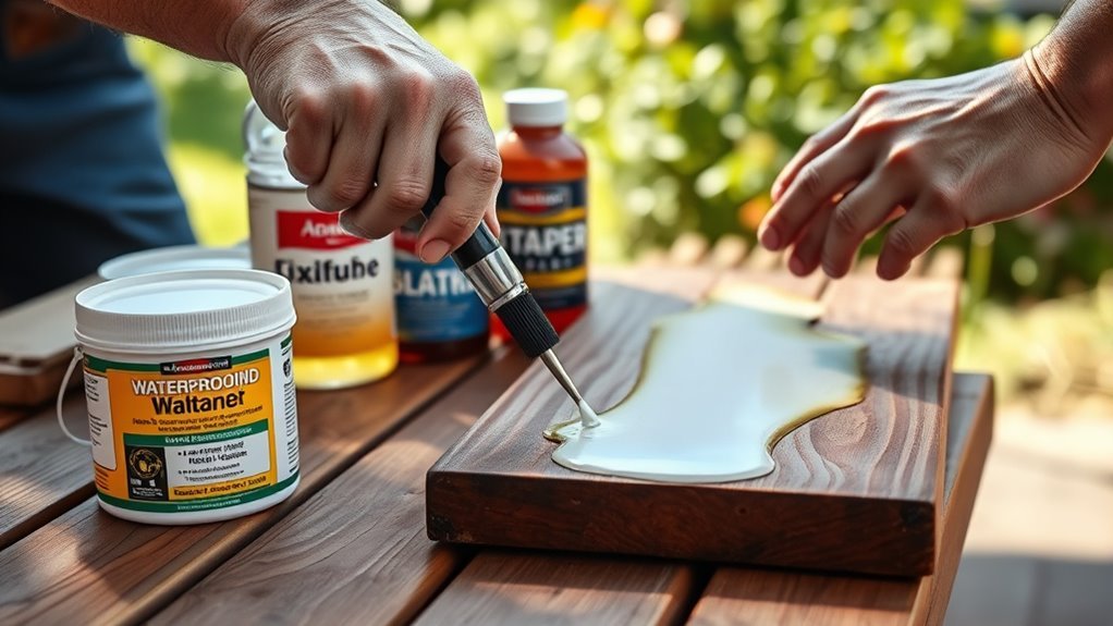 choose appropriate waterproofing products