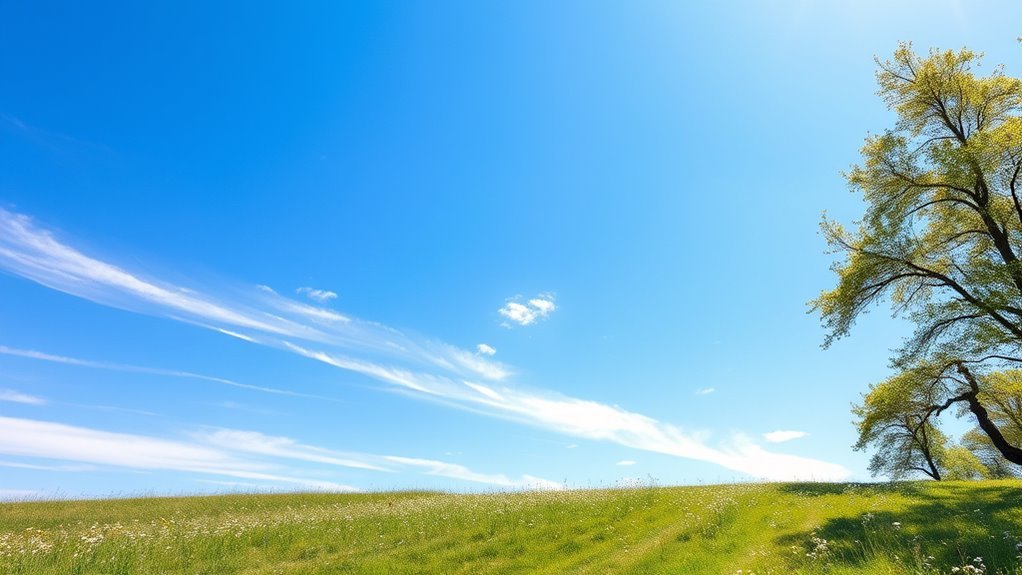 clear skies stable conditions