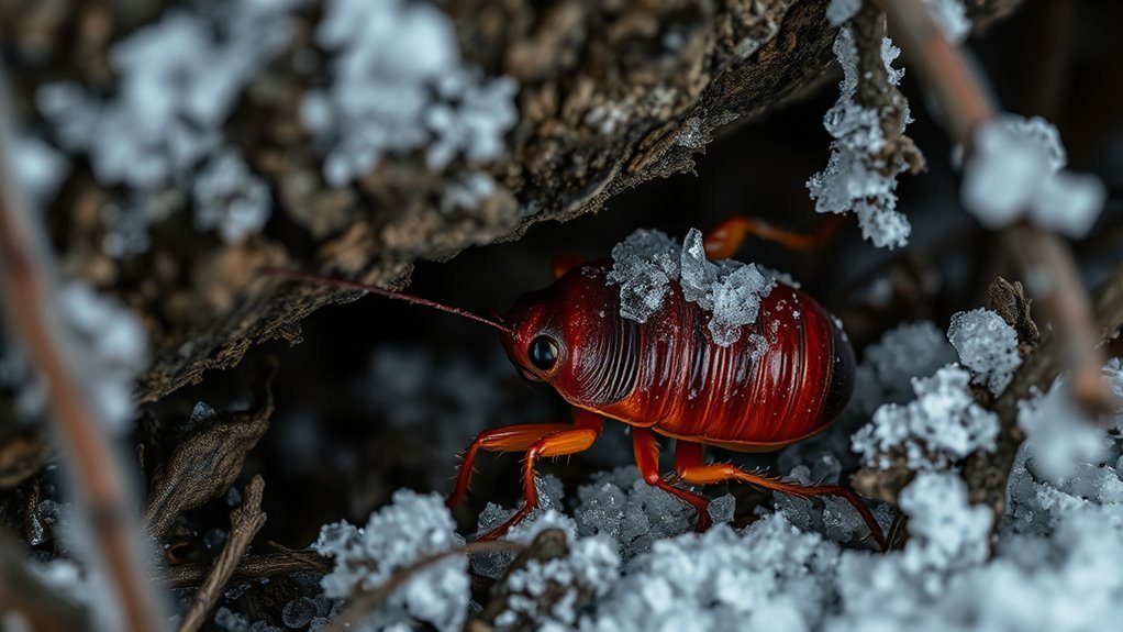 cockroach cold survival limits