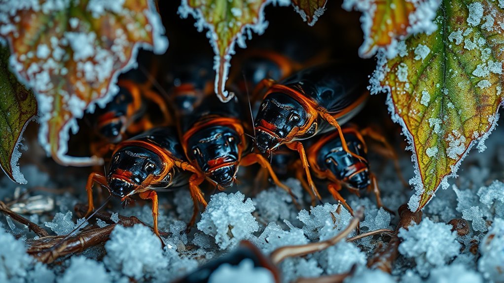 cockroach cold tolerance thresholds