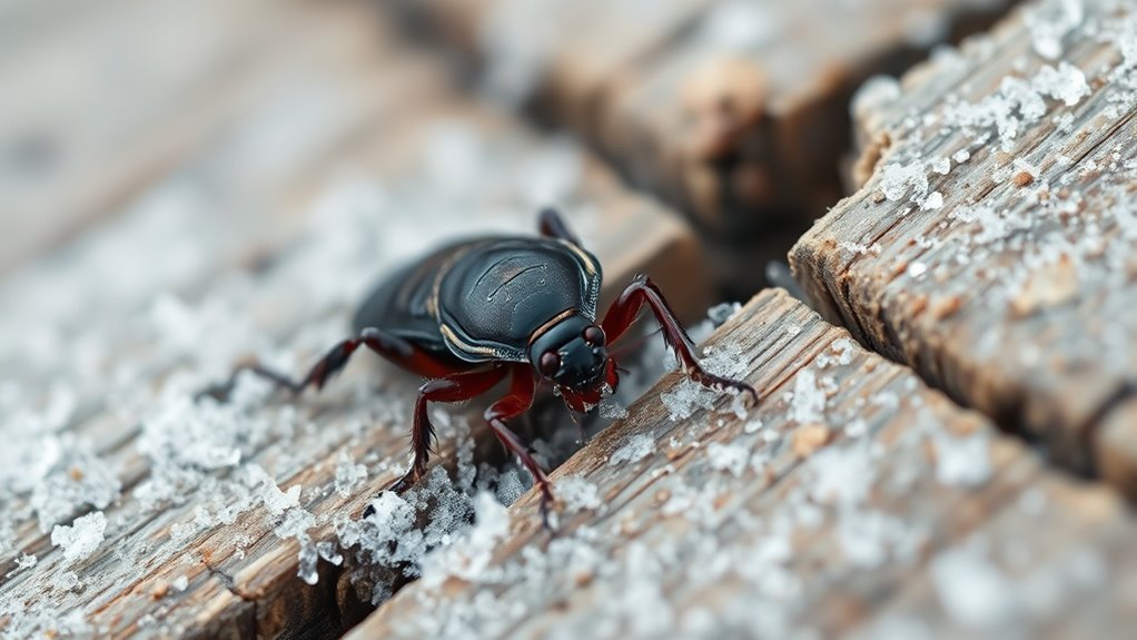 cockroaches survive winter indoors
