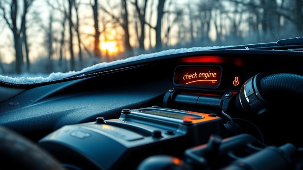 cold air causes mixture imbalance