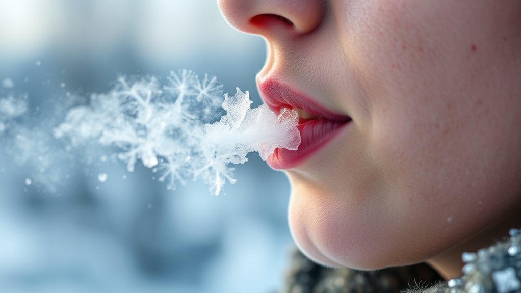 cold air dries throat