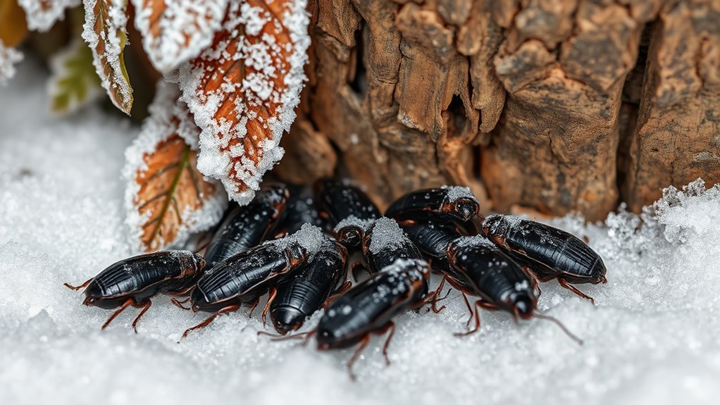cold climate cockroach survival