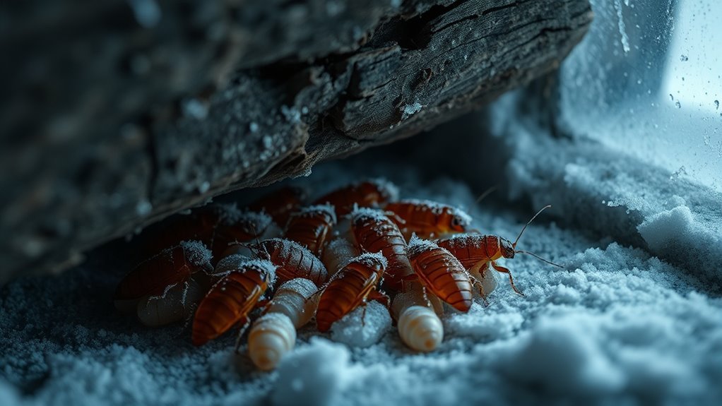 cold slows cockroach reproduction