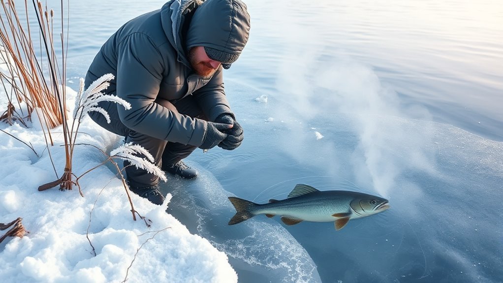 cold water catfish behavior