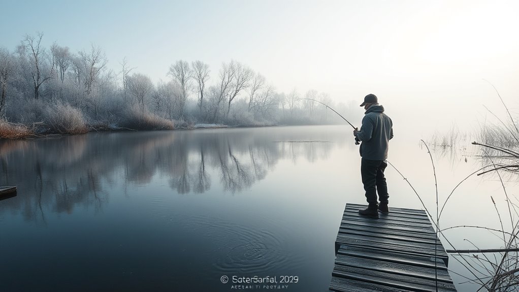 cold weather alters fish behavior