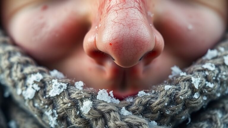 cold weather causes nosebleeds