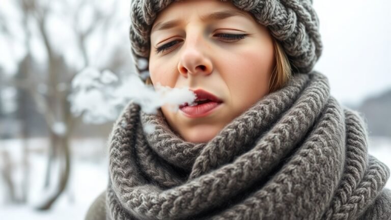 cold weather causes sore throat