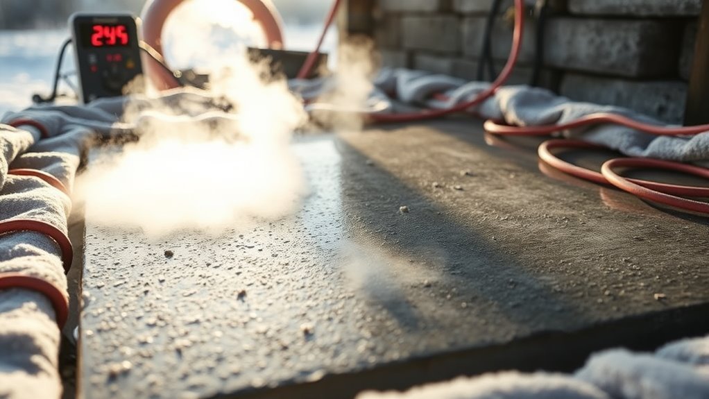 cold weather concrete curing