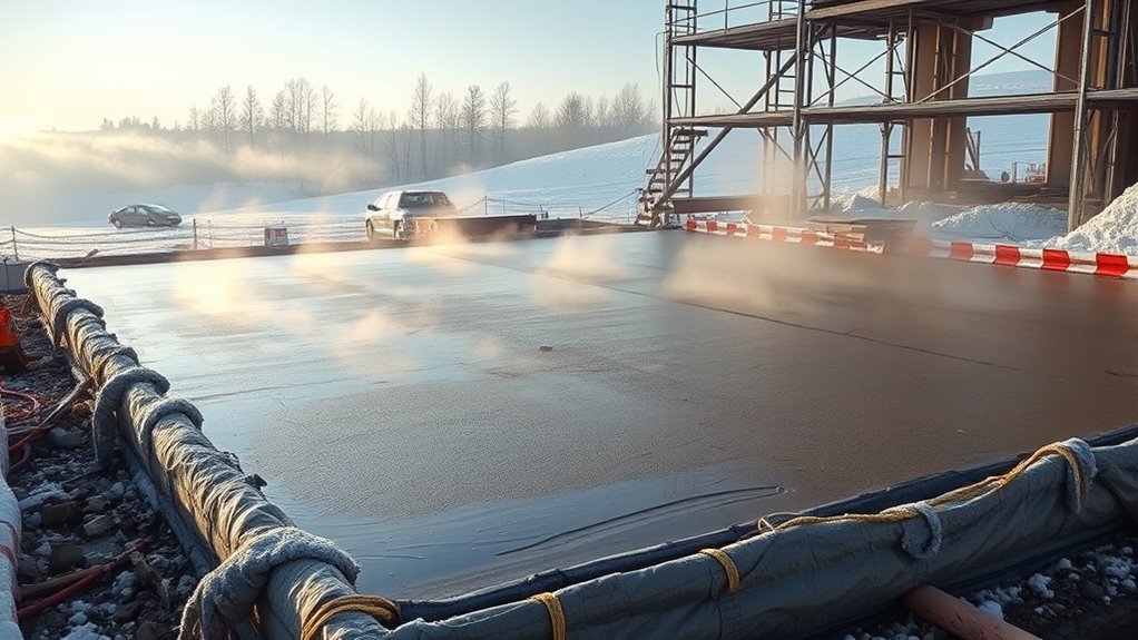 cold weather concrete curing