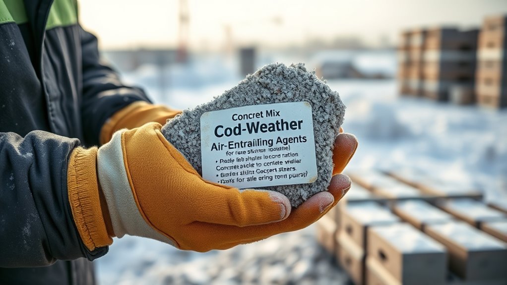 cold weather concrete mix