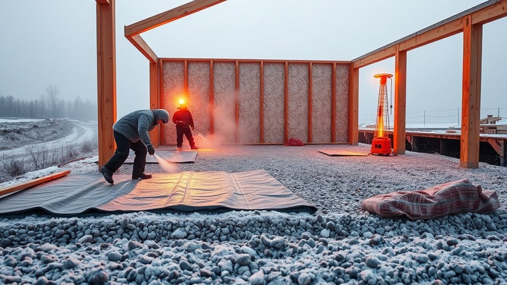 cold weather concrete preparation