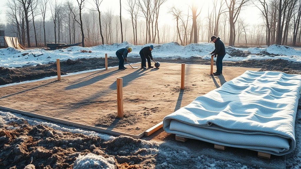 cold weather concrete preparation