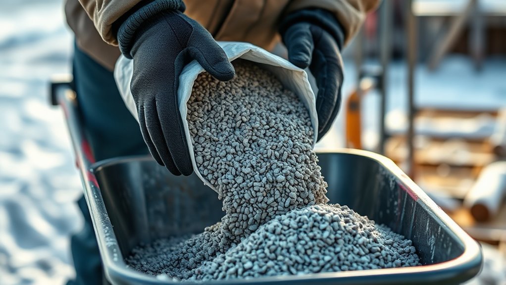 cold weather concrete selection