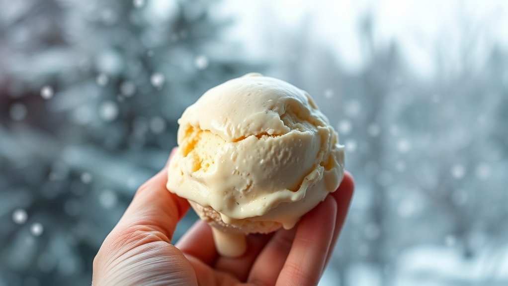 cold weather diminishes ice cream appeal