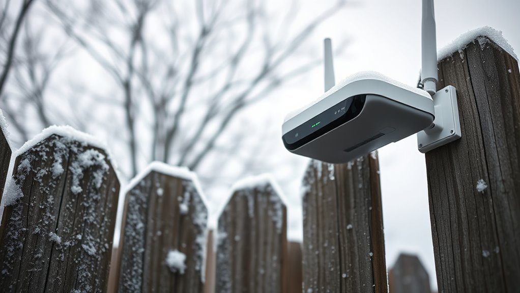 cold weather disrupts internet connection