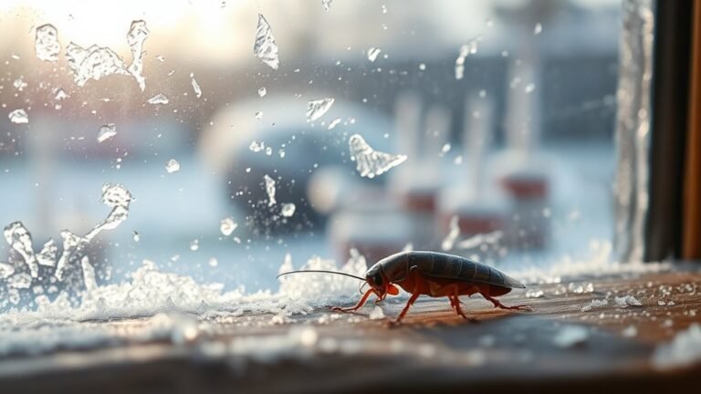 cold weather exterminates cockroaches