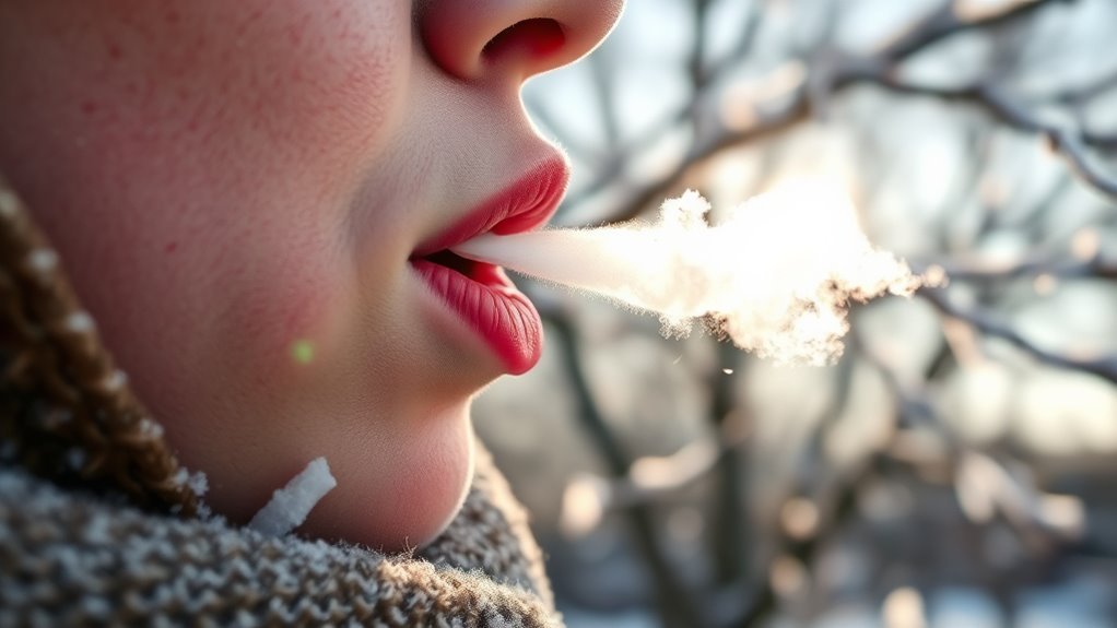 cold weather irritates throat