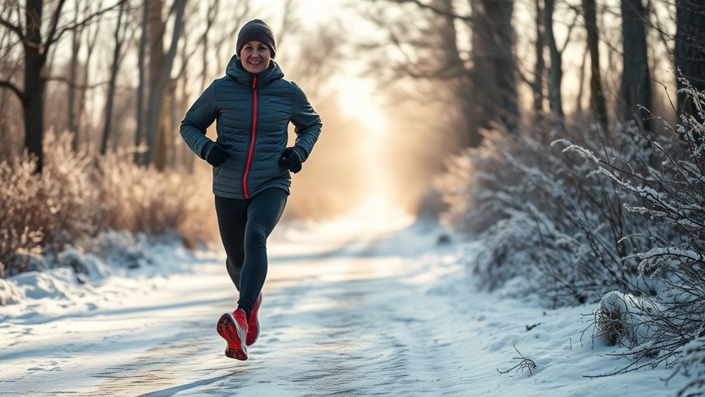 cold weather jogging attire
