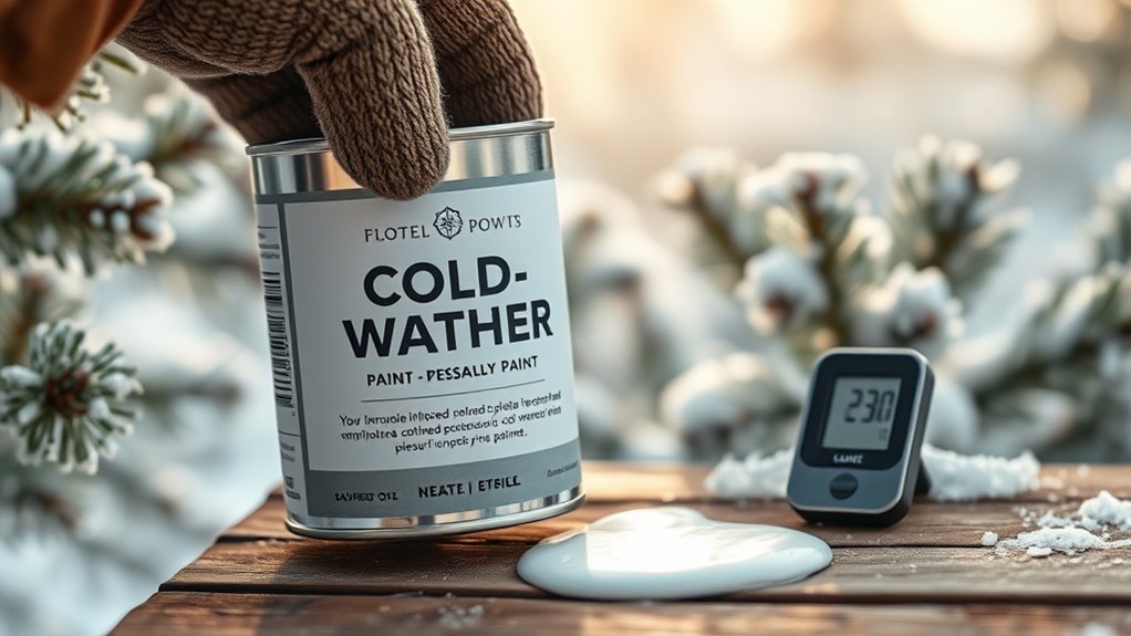 cold weather paint selection