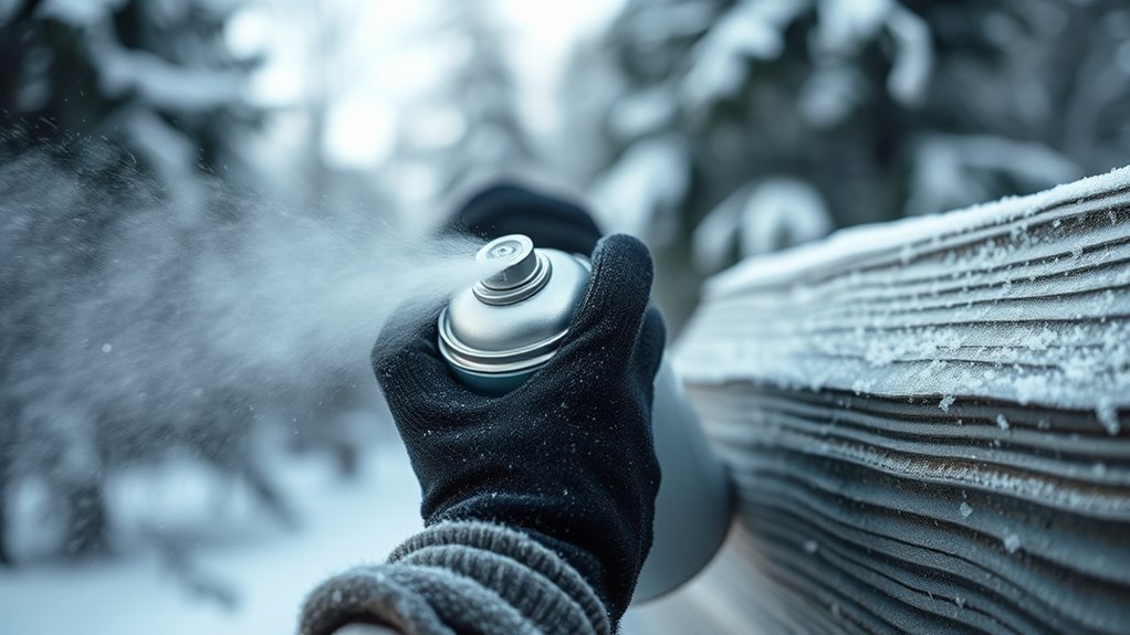 cold weather spray challenges