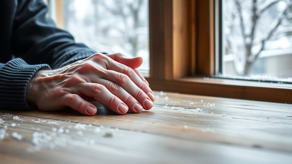 cold weather stiffens joints