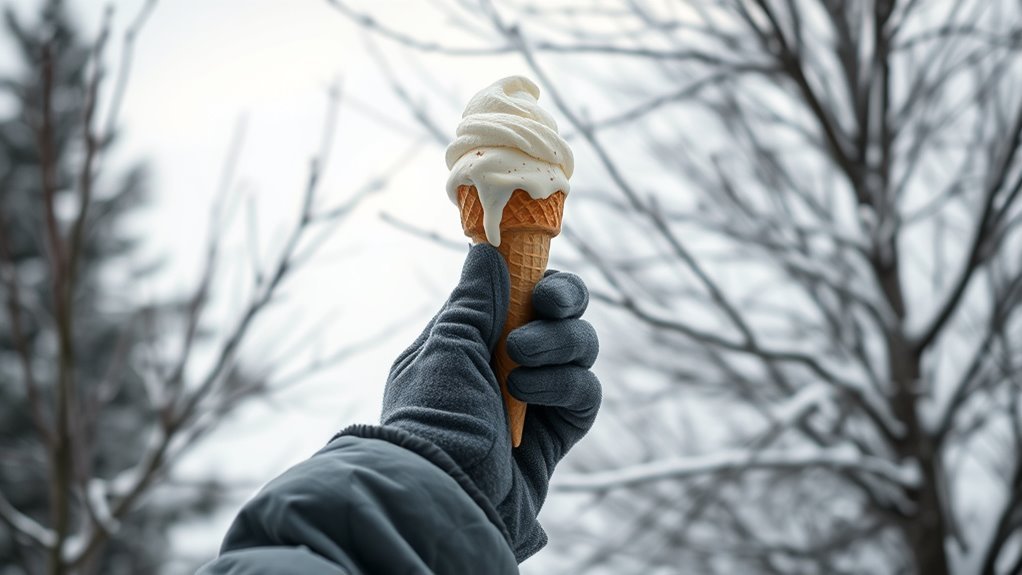 cold weather suppresses sweet cravings
