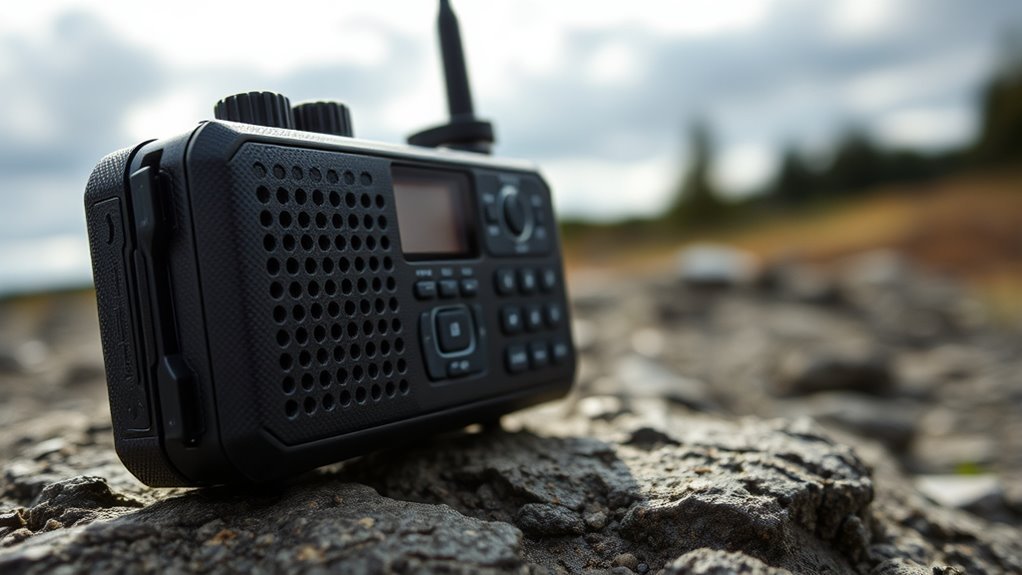 compact emergency radio features