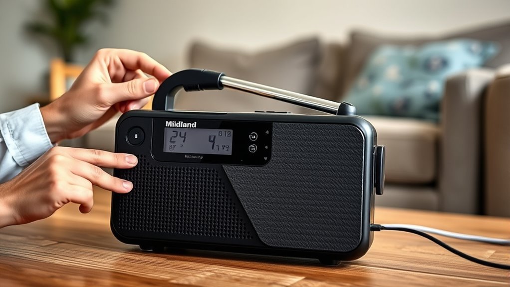 configure midland weather radio