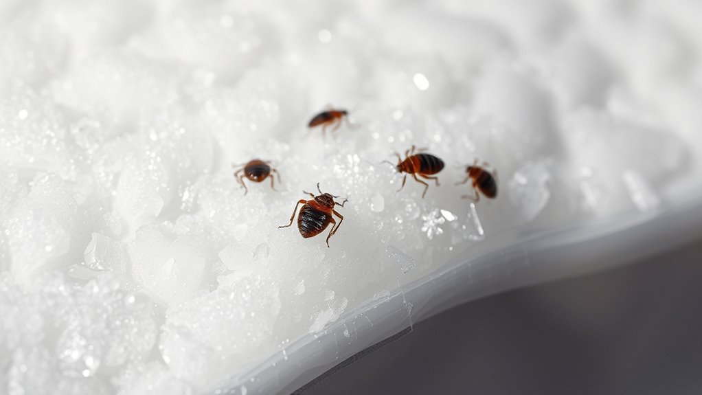 deep freezing bed bugs