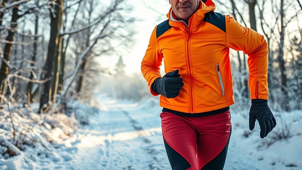 dress warm and visible