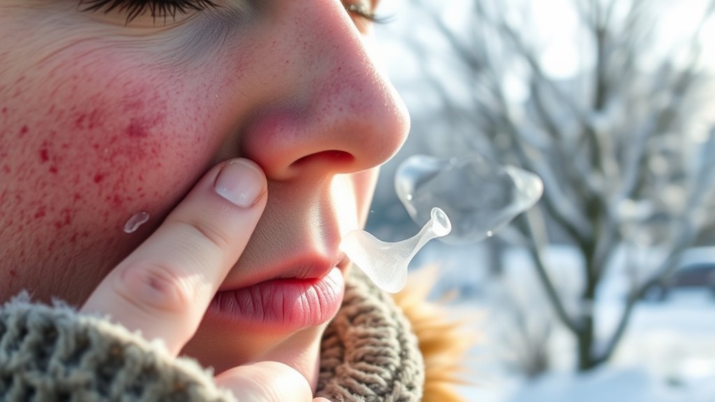 dry air causes nosebleeds