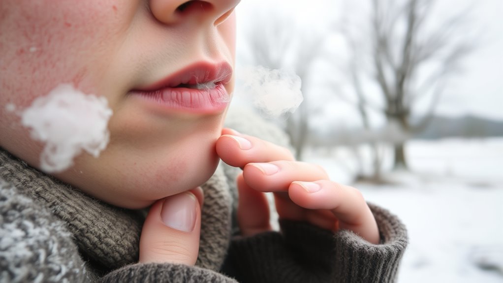 dry air irritates throat