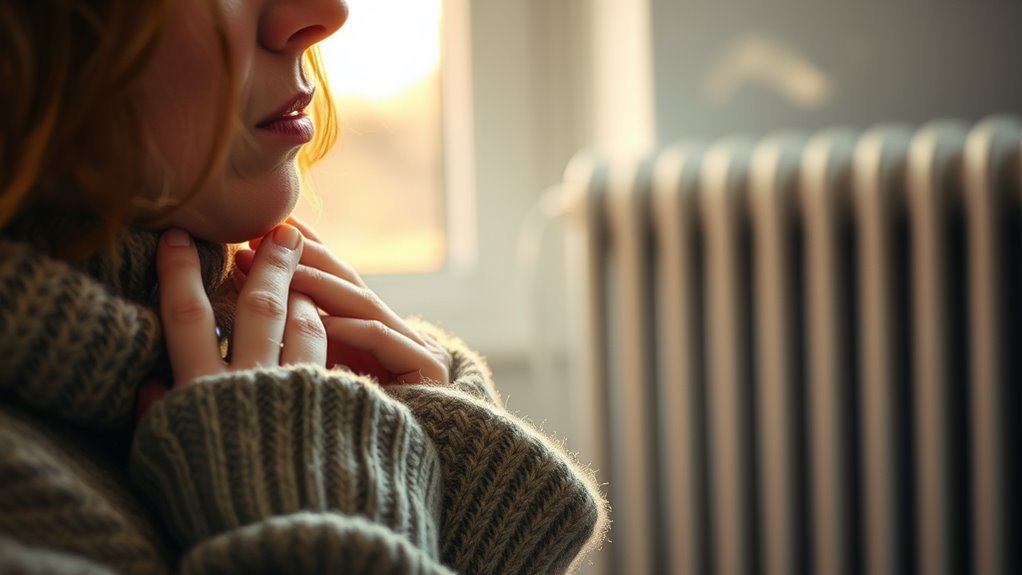 dry indoor air harms throat