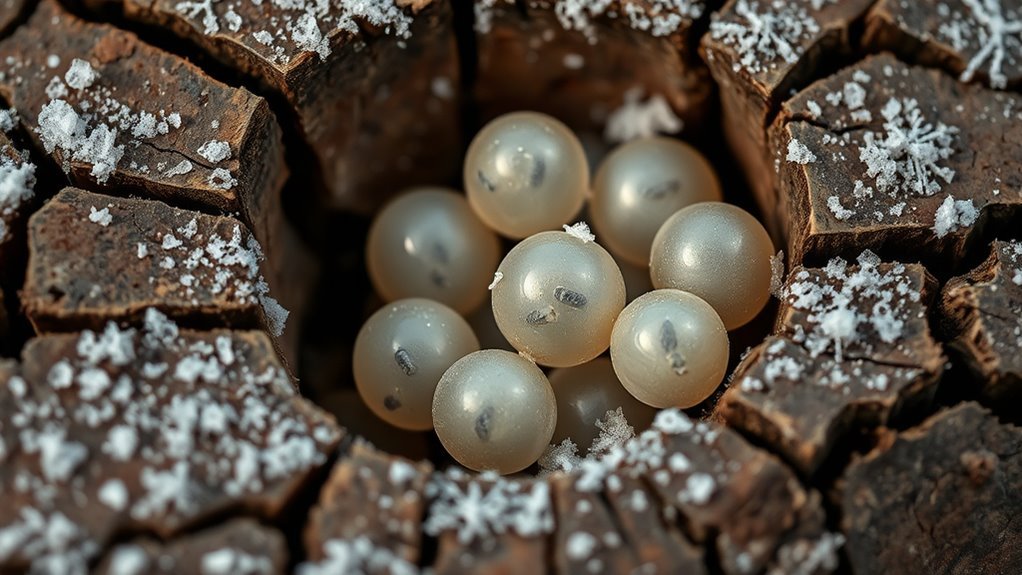 eggs survive cold spells