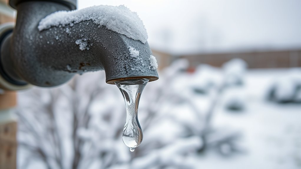 exterior wall faucets vulnerable