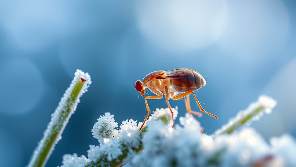 flea stages cold sensitivity