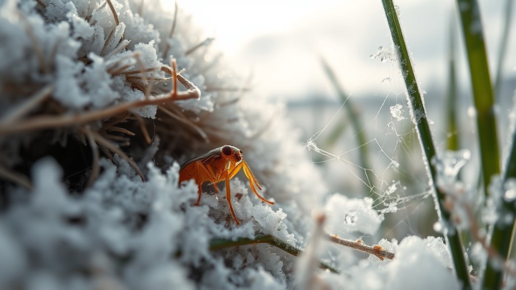 flea survival winter dormancy