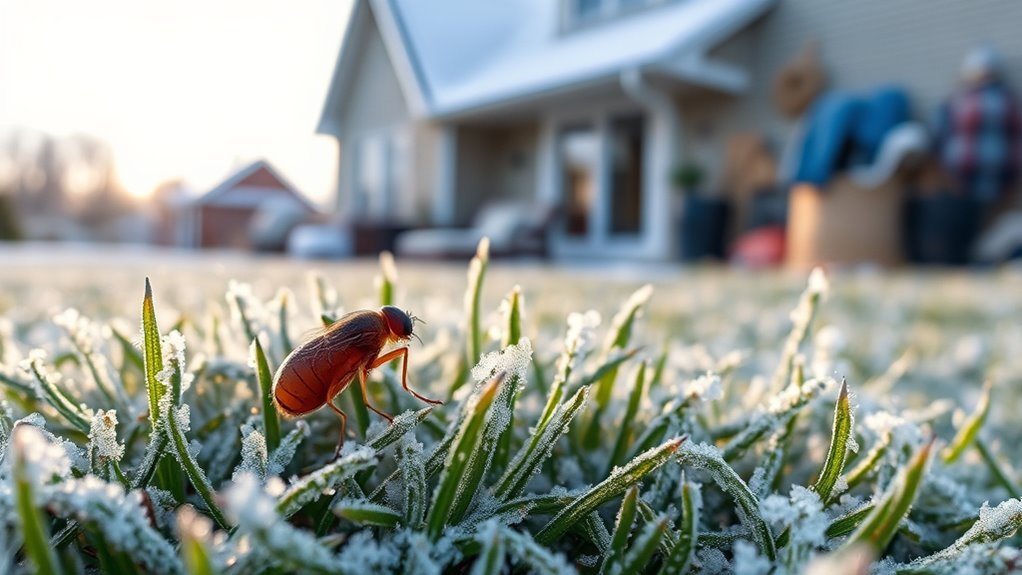fleas cold weather habits
