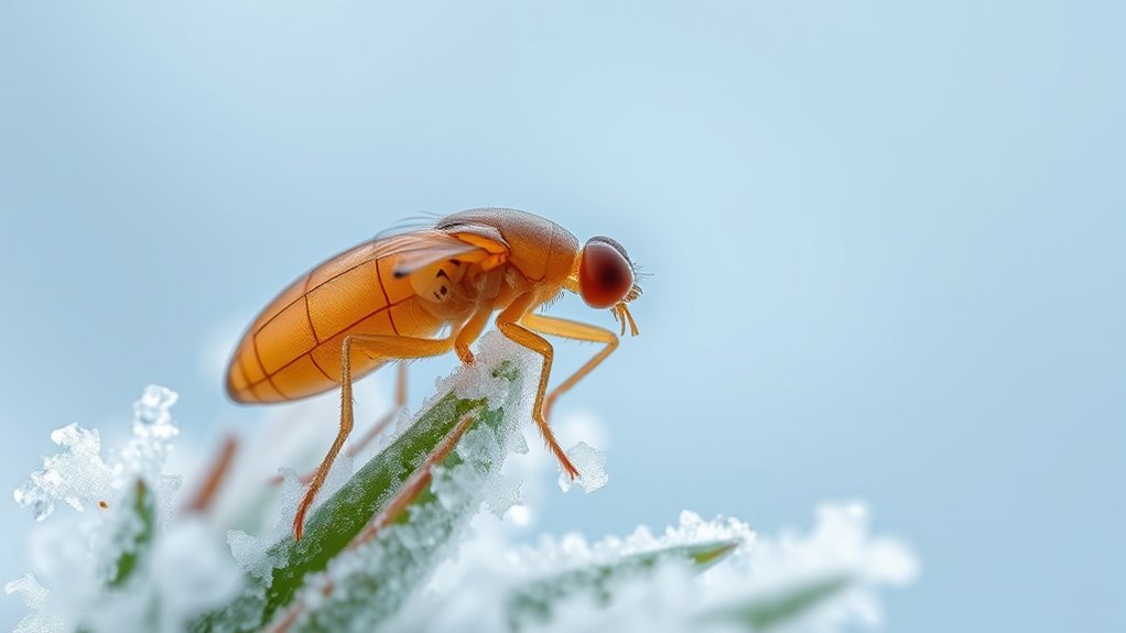 fleas cold weather survival