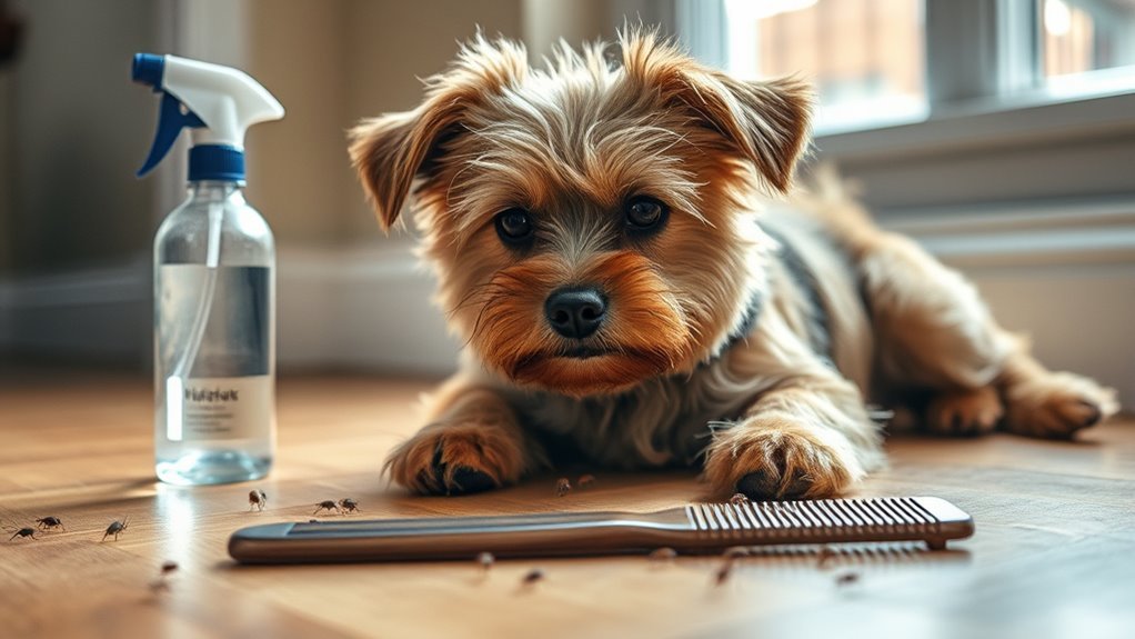 fleas die in cold weather