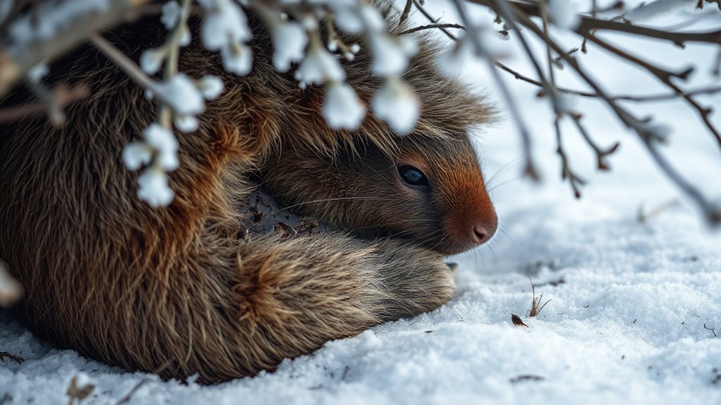 fleas seek warm shelters
